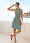 MADELEINE Ärmelloses Kleid mit Hemdkragen Bild 7
