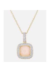 Diamant L'eternel - Kette mit Anhänger, mit 0.1 ct Diamant, 375 Gelbgold - gold