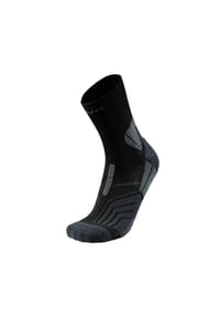 UYN® - Unisex Socken - Cross Over Grip Socks, Sportsocken, Logo - Schwarz