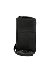 The Chesterfield Brand Malaga - Malaga - Handytasche/Geldbörse 12cc 19 cm (black) - black