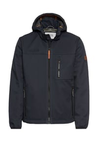 camel active - Softshelljacke, Stehkragen, für Herren - 88 ASPHALT