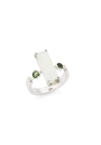 carolin stone - Ring 925/- Sterling Silber 1 Amethyst - weiß
