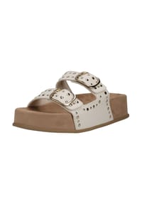 paul green - Lederimitat Pantoletten - Offwhite