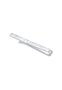 KUZZOÍ - Krawattennadel Herren Gehämmert Modisch Business 925 Silber - Silber