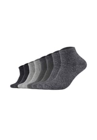 s.Oliver - Unisex Socken, 8er Pack - Quarter, einfarbig - Blau