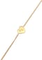 elli. PREMIUM Armband Herz Topas Liebe Symbol 585Er Gelbgold Bild 4