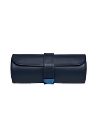 WOLF - Earth Dreifach-Uhrenrolle - blau