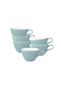 Seltmann Weiden Milchkaffeetassen Life Fashion 370 ml 6er Set - LIFE - blau