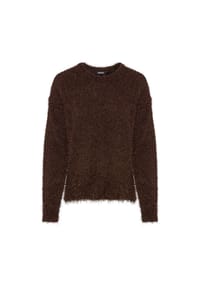 olsen - Pullover mit modischem Federgarn-Effekt - Coffee Bean