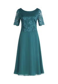 Vera Mont - Cocktailkleid mit Spitze - 6179 STR AUBERGINE