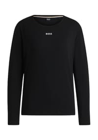 BOSS - Ci Schlafanzug-Oberteil, Langarm, für Damen - 001 BLACK