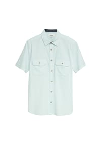 S.Oliver Red Label - Freizeithemd, Kurzarm, Kent, für Herren - 0200 WHITE