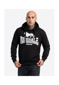 LONSDALE™ - Herren Kapuzensweatshirt schmale Passform GO SPORT 2 - Black