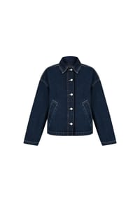 freshlions - Jeansjacke Carolina in klassisch modernem Design - dark blue