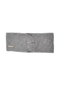 SEEBERGER - Cashmere Stirnband, Logo-Detail, für Damen  - 10 BLACK