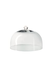 ASA - Grande Glasglocke mit mattem Griff - Transparent