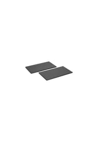 WOLL® Frühstücksschneidebrett-Set, 2-teilig - CUT & SERVE - GRAU