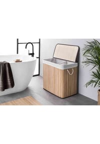 WohnDirect Wschekorb mit Deckel BAMBOO | GALERIA