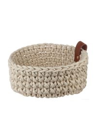 ASA - baskets Häkelkorb M - Beige