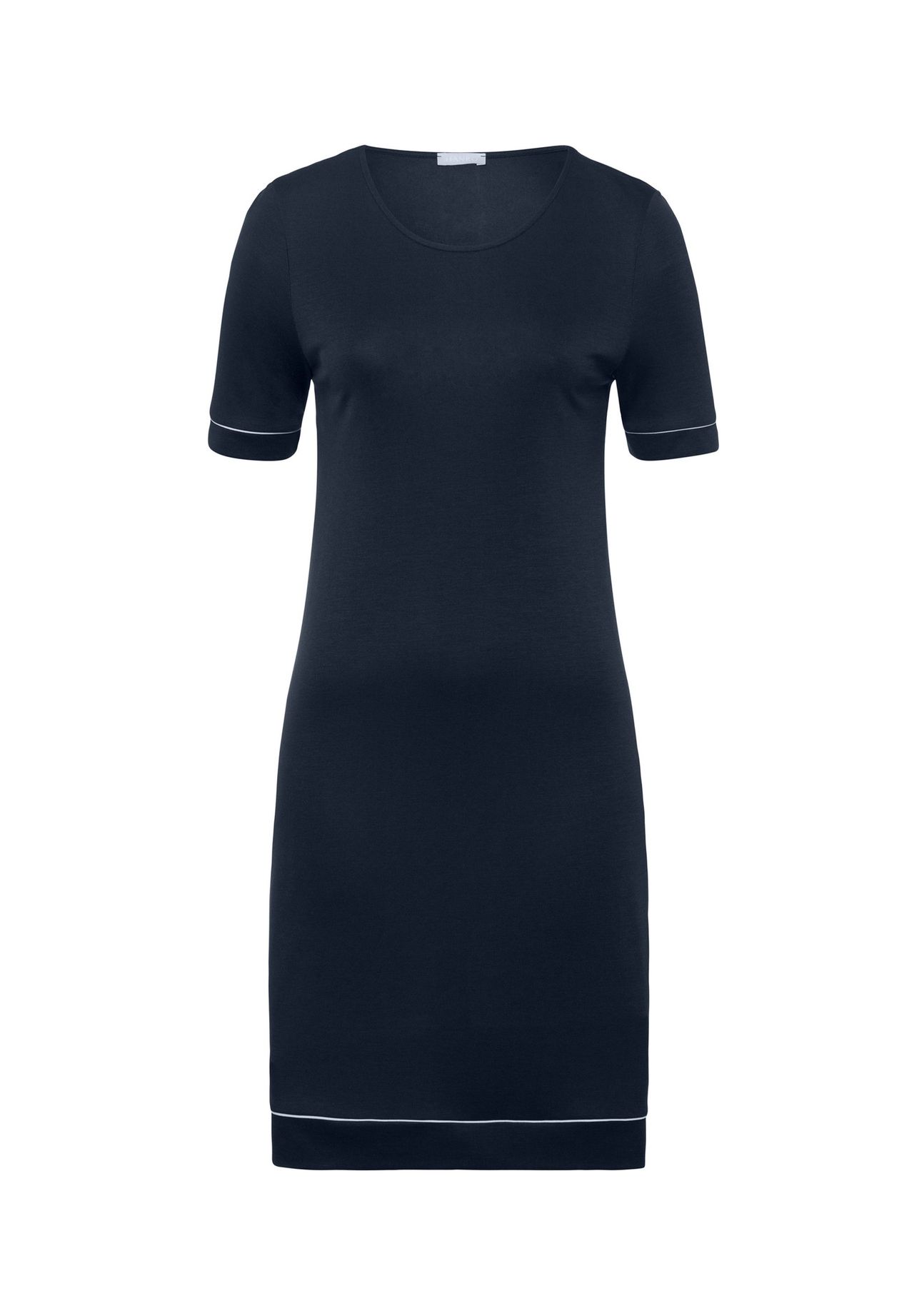 Hanro Nachthemd Kurzarm Natural Comfort Blau S