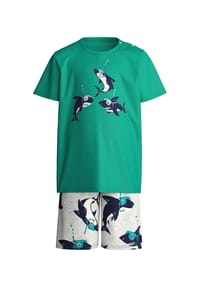 CALIDA - Kinder Kurz-Pyjama Ocean - sea green