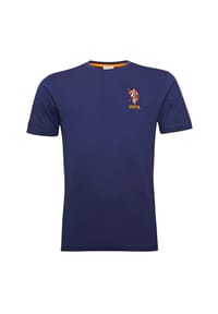 U.S. POLO ASSN. - T-Shirt Kurzarmshirt bunter Poloreiter - blau