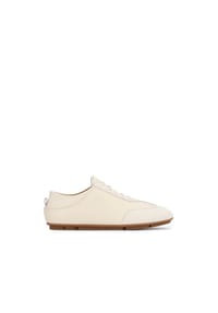 Kazar - Turnschuhe aus Glattleder und Wildleder - Off-white