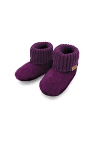 maximo® - Hüttenschuhe  Anti-Rutsch-Sohle, maximo-label, PVC - beigemeliert