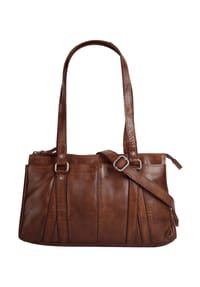 SPIKES & SPARROW® - Handtasche Echt Leder - cognac