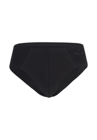 mey - Slip, uni, Baumwollmix, für Herren - Grau Melange