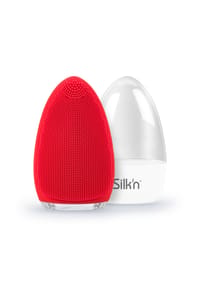 Silk'n® BRIGHT - Bright Silikon-Gesichtsreinigungsbürste Rot - Lila