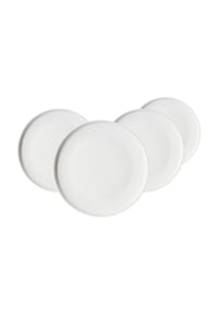 Ritzenhoff & Breker Servierplatten Kelly ø 30 cm 4er Set weiß - KELLY - weiß