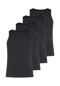 sloggi - Unterhemd / Tanktop 4er Pack SLG Base - Schwarz