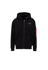 ALPHA INDUSTRIES® - Jacke Kapuzensweatjacke - schwarz