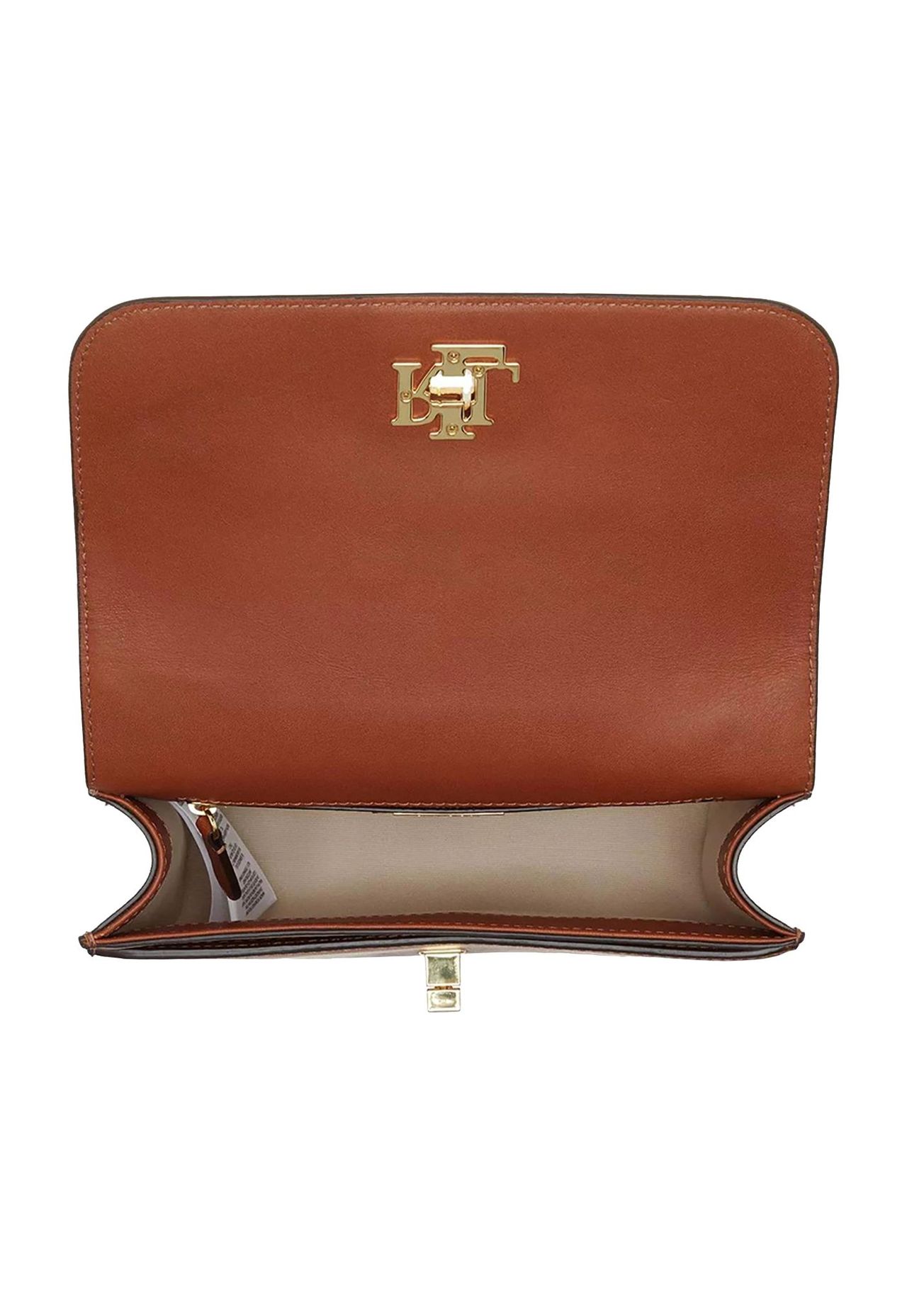 POLO RALPH LAUREN SOPHEE Schultertasche, Leder, Emblem, uni, für 