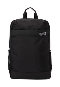 GLOBETROTTER - Rucksack, Laptopfach, RFID-Schutz - BLACK/BLACK