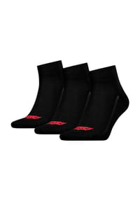 Levi's® - Kurzsocken, 3er-Pack, Logo-Design, für Herren - 001 BLACK