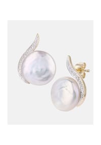Diamant L'eternel - Ohrringe, mit 0.01 ct Diamant, 375 Gelbgold - gold