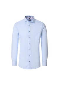 VENTI - Herren Businesshemd gestreift Comfort Fit - Blau
