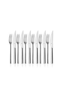 WMF Steakbesteck, 12-teilig - NUOVA - SILVER
