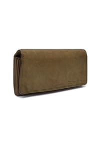 The Chesterfield Brand Lentini - Lentini Geldbörse Leder 18 cm - olive green