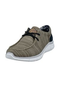 bugatti - Textil Sneaker - Beige/Schwarz