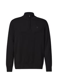 STREET ONE MEN - Strickpullover, Baumwolle, für Herren - 10001 BLACK