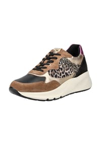 NeroGiardini - Veloursleder/Textil Sneaker - Braun/Gold