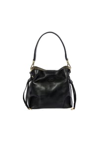 BRIC'S Volterra - Volterra Schultertasche Leder 20 cm - black