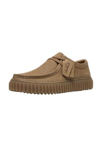 CLARKS® - Leder Halbschuhe - Hellbraun