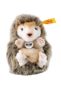 Steiff - Kuscheltier Babyigel "Joggi", sitzend, 10 cm - BRAUN MELIERT