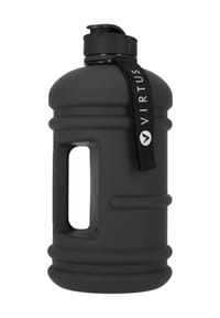 VIRTUS - Sportflasche Aubrey mit praktischem Handgriff - 1001 Black