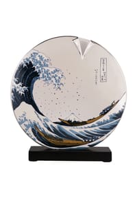 Goebel Vase Katsushika Hokusai - Die Welle - Katsushika Hokusai - Bunt