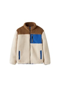 name it® - Teddyjacke MACEY TEDDY Jacke - blau